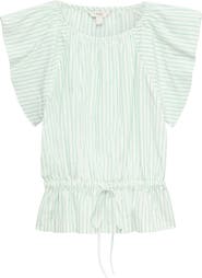 M&S Variegated Stripe Cotton Top