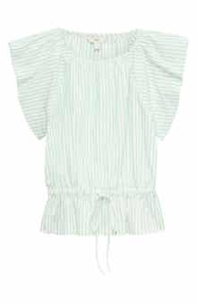 Variegated Stripe Cotton Top