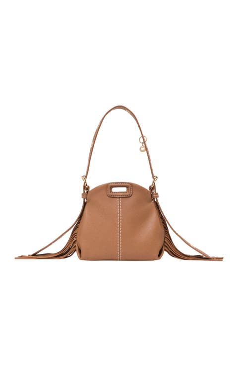 Miss M micro stitched leather bag