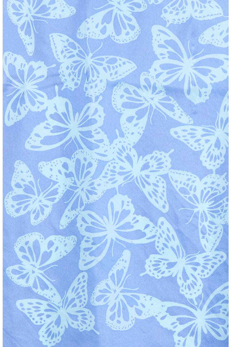 Spring Flight Silk Square Scarf, Alternate, color, BLUE MULTI