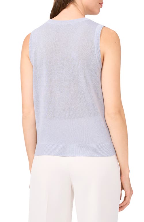 Halogen ® Crewneck Sweater Tank In Blue