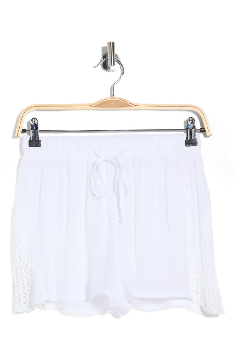 Cover-Up Shorts, Alternate, color, WHITE