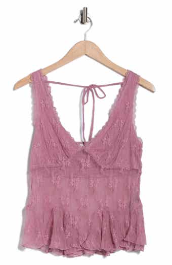 Madden Girl V-Neck Lace Top