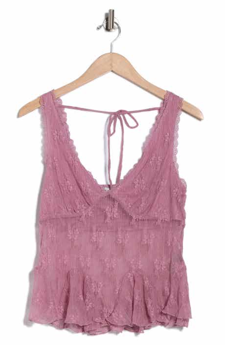 Madden Girl V-Neck Lace Top