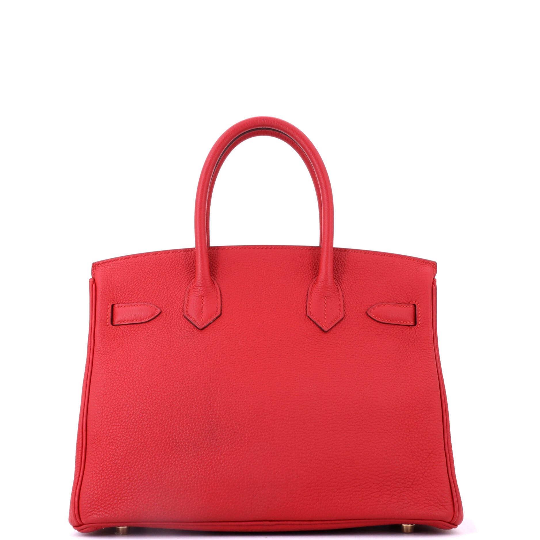 Pre-Owned Hermes Birkin Handbag Red Togo with Gold Hardware 30, Alternate, color, Vermillon