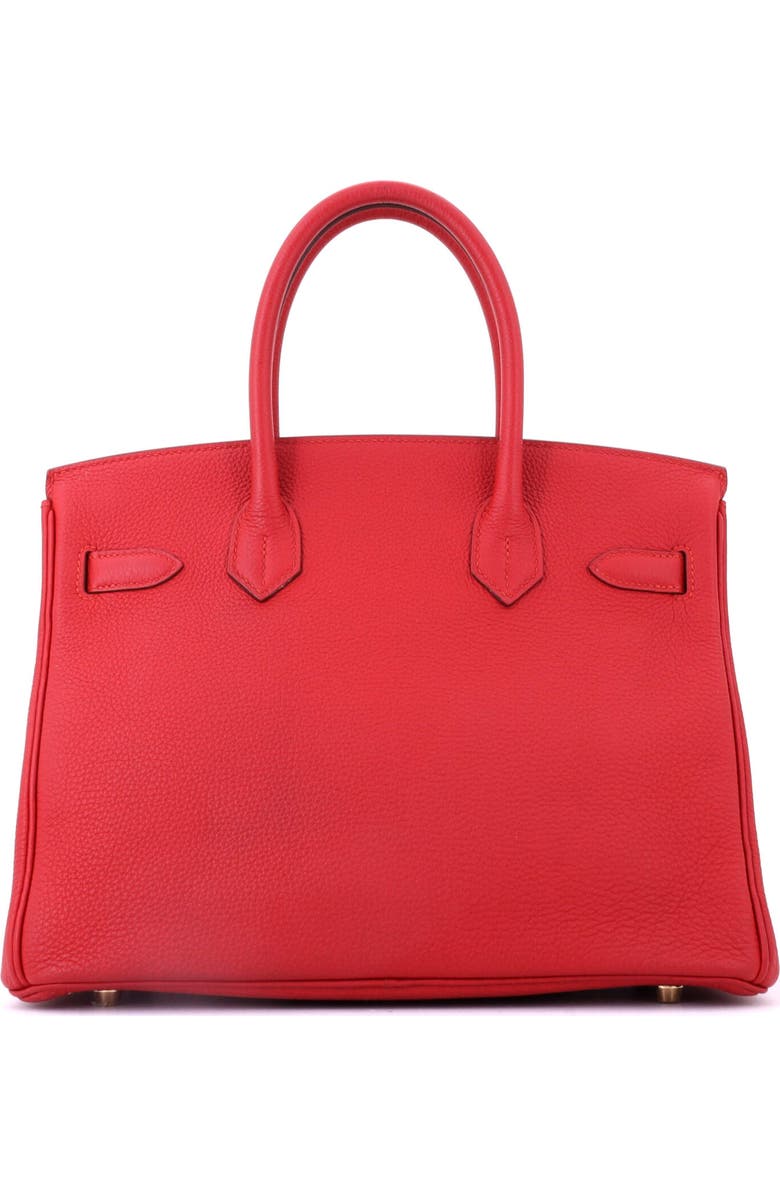 Pre-Owned Hermes Birkin Handbag Red Togo with Gold Hardware 30, Alternate, color, Vermillon