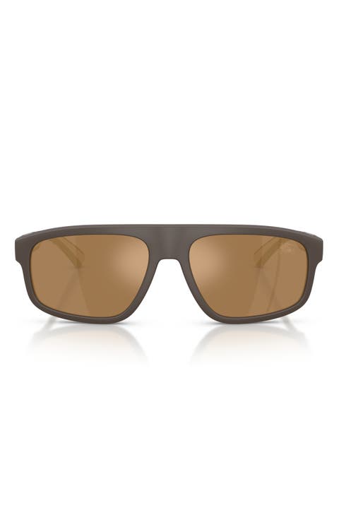 BE4501U 57mm Rectangle Sunglasses