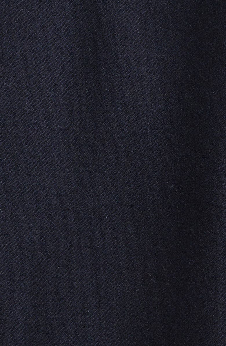 De Bonne Facture Yak Hair & Virgin Wool Overshirt, Alternate, color, Navy