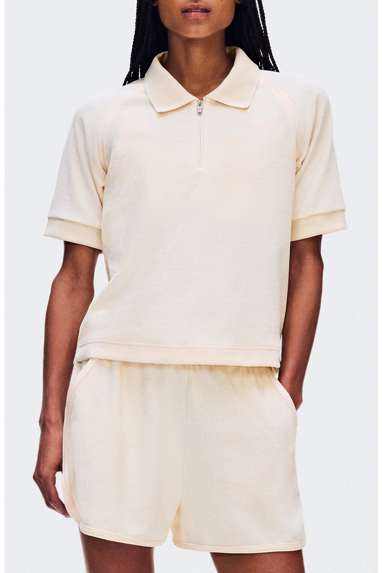 Courtside Cotton Blend Terry Polo, Main, color, CHANTILLY
