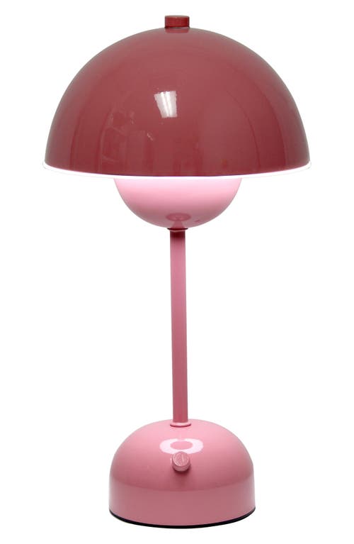 Lalia Home Touch Activated Wireless Lamp In Pink