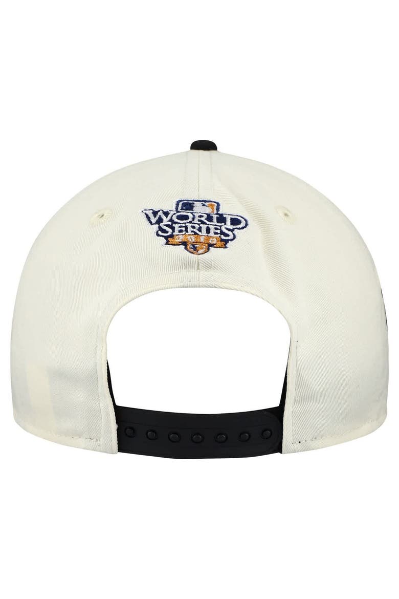Men's New Era  Cream/Black San Francisco Giants World Series 9FORTY M-Crown A-Frame Adjustable Hat, Alternate, color, Cream