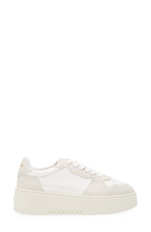 Axel Arigato Orbit Neo Sneakers In Grey Leather In Off White/beige