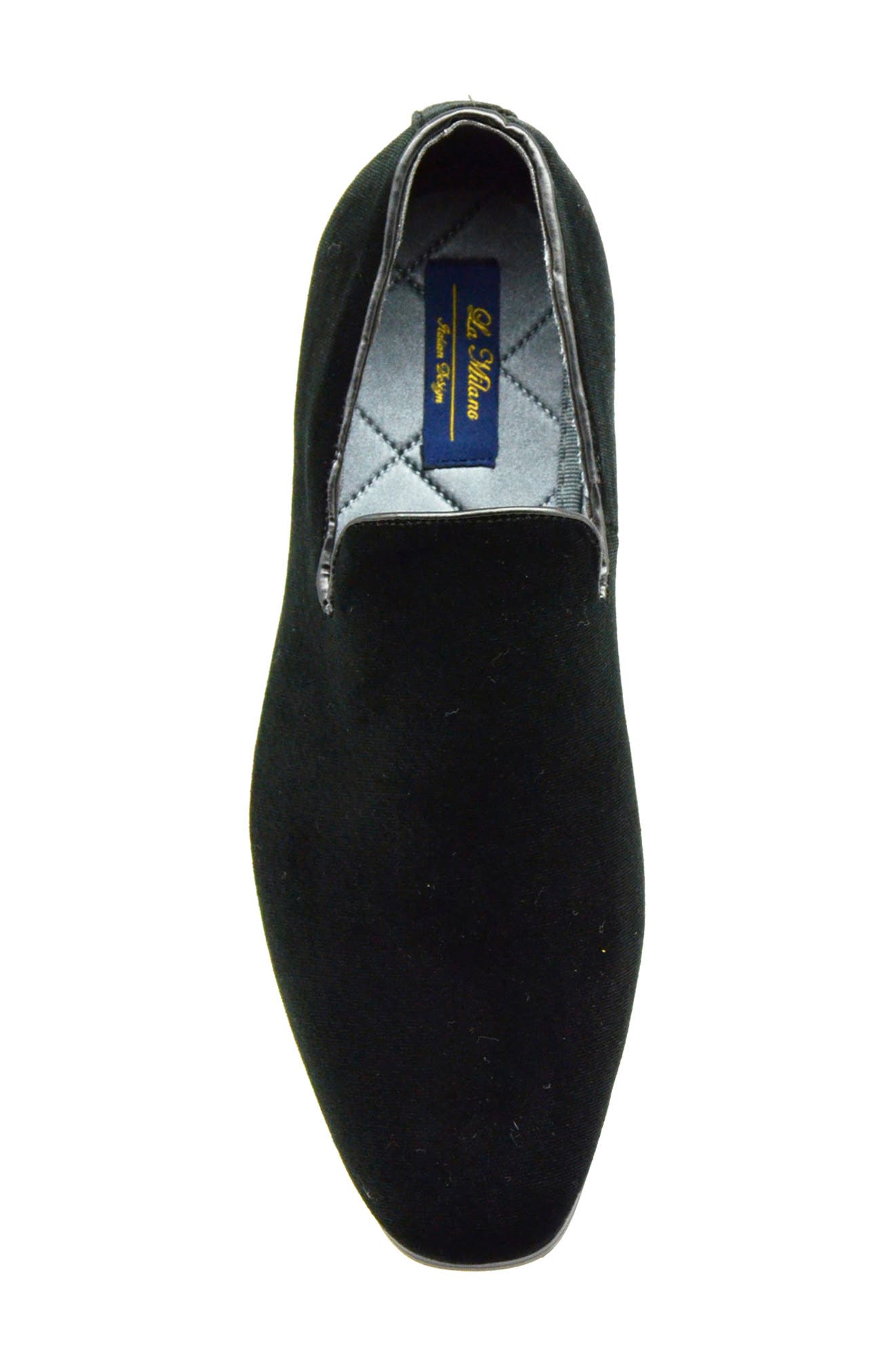 La Milano Alex Velvet Loafer, Alternate, color, 