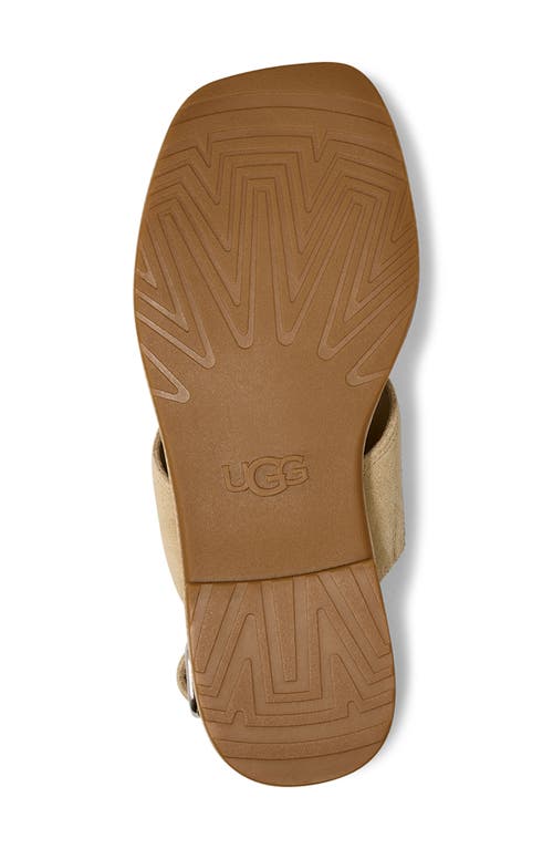 Ugg(r) Delray Ankle Strap Sandal In Mustard Seed