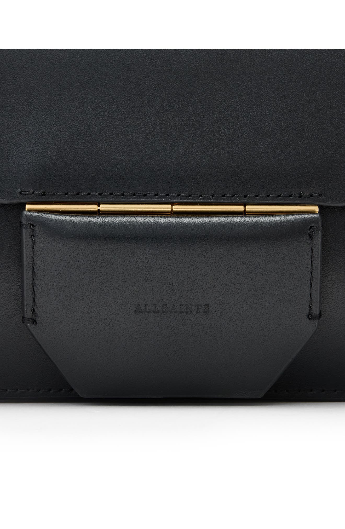 AllSaints Ann Leather Crossbody Bag, Alternate, color, 