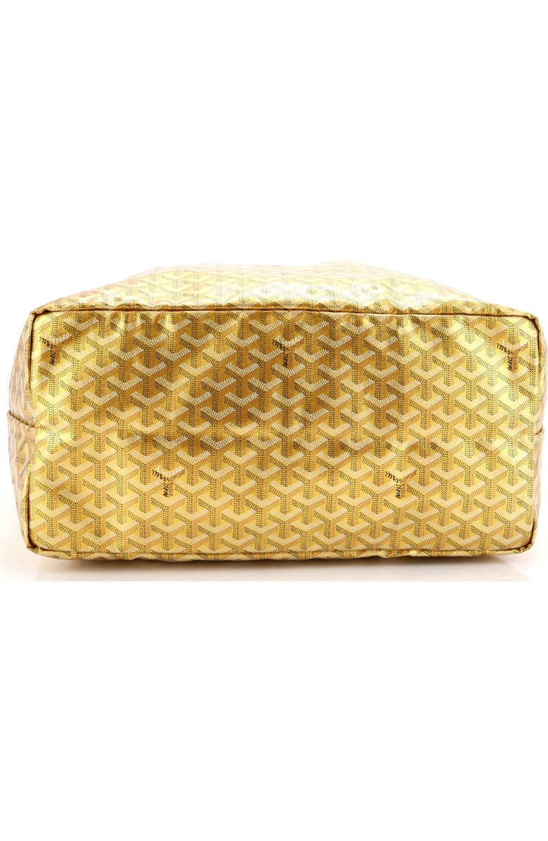 Pre-Owned Goyard Saint Louis Tote Precious Metals Coated Canvas GM, Alternate, color, Gold