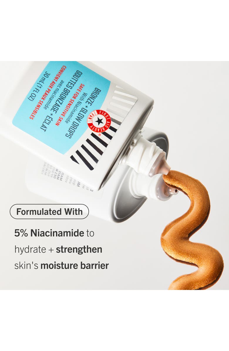 First Aid Beauty Bronze + Glow Drops with Niacinamide, Alternate, color,