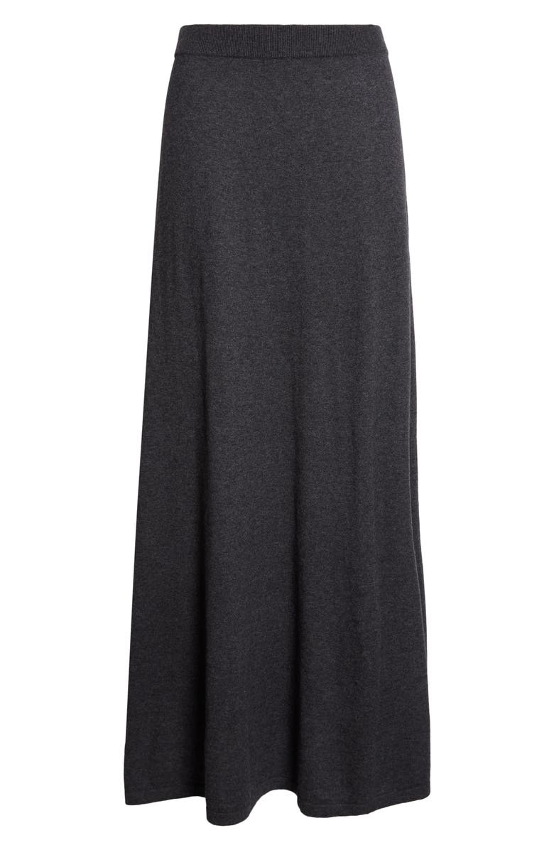 Lisa Yang Adrienne Cotton & Cashmere Sweater Skirt, Main, color, Eclipse