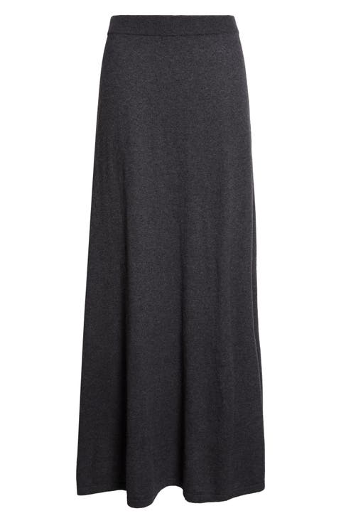 Adrienne Cotton & Cashmere Sweater Skirt