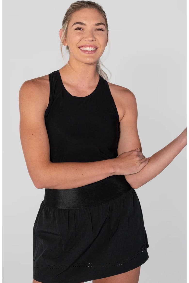 Bounce-It Pickleball Tank, Alternate, color, Black Beauty