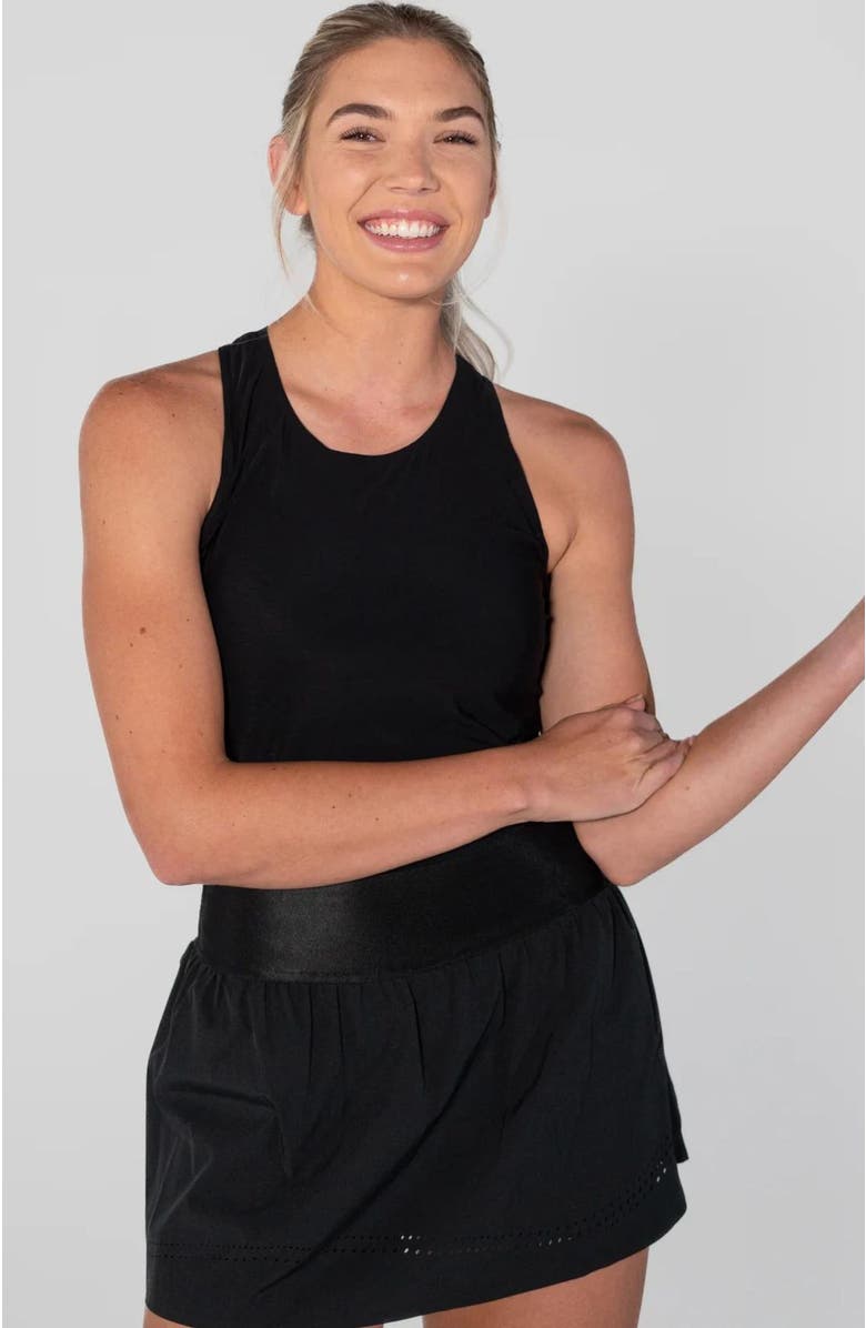 AVI Bounce-It Pickleball Tank, Alternate, color, Black Beauty