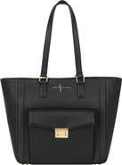 Luis Steven Classic Tote with Front Lock