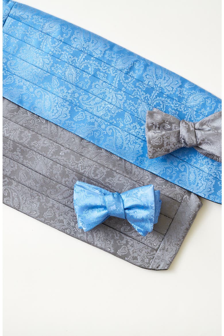 Mozart Silk Woven Bow Tie, Alternate, color, Freestyle