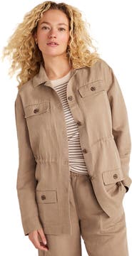 Haven Well Within Linen Blend Dobby Jacket