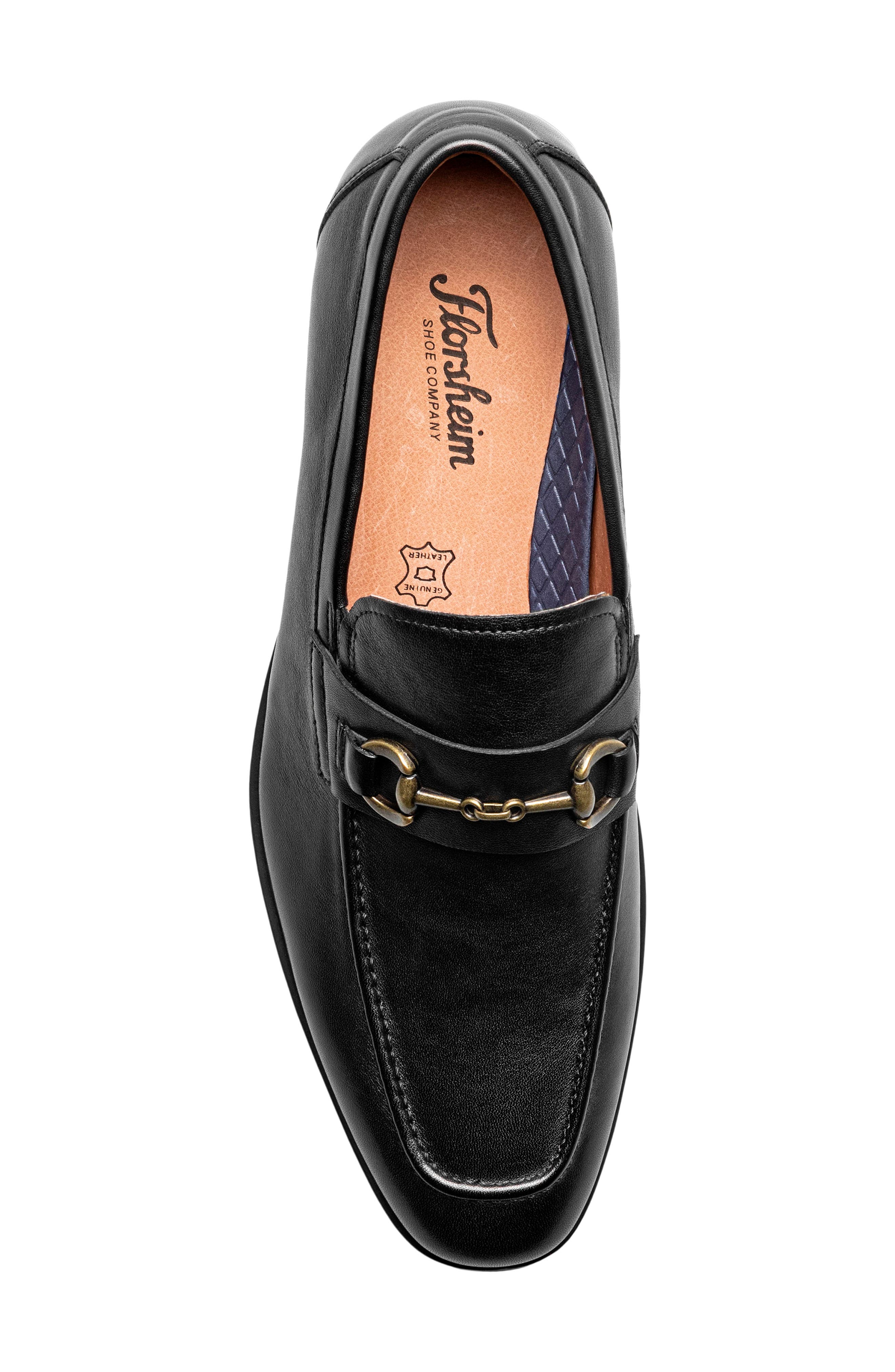 Florsheim Zaffiro Mock Toe Bit Loafer, Alternate, color, Black