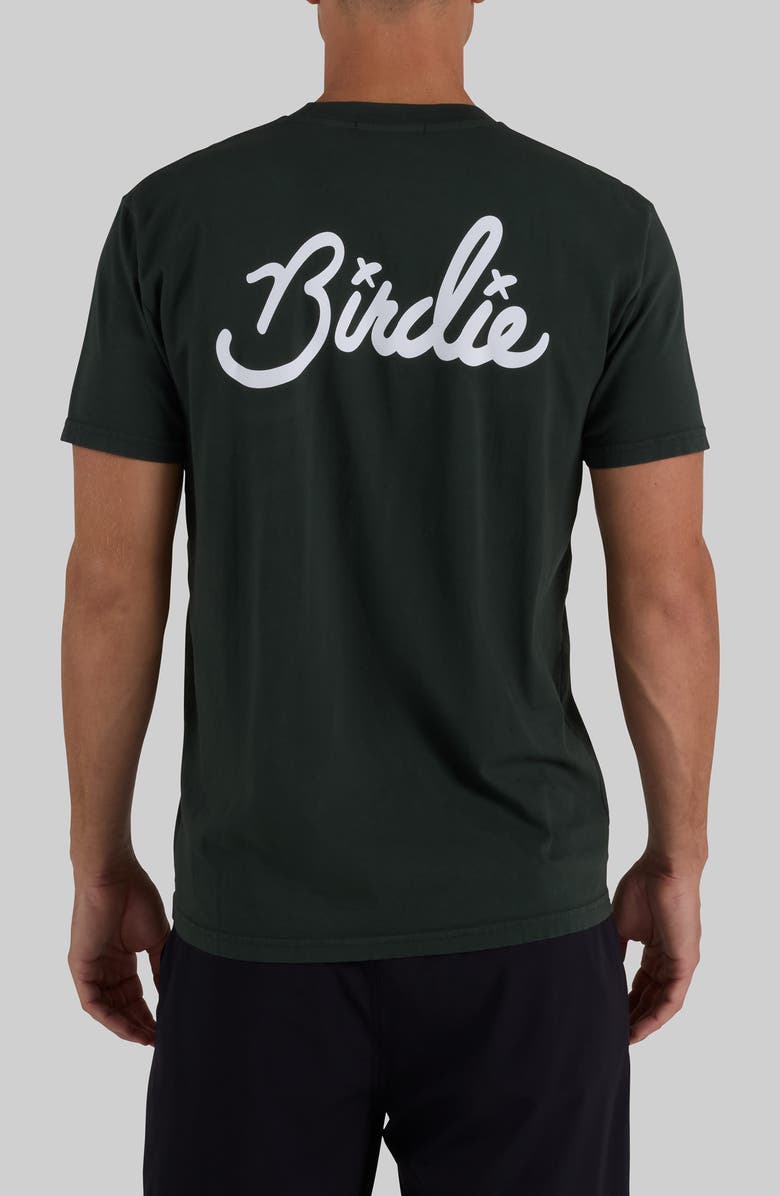 Bad Birdie Birdie Cotton Graphic T-Shirt, Alternate, color, Deep Forest