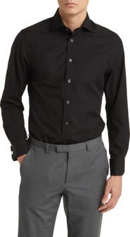 Charles Tyrwhitt Non-Iron Poplin Cutaway Slim Fit Shirt Double Cuff