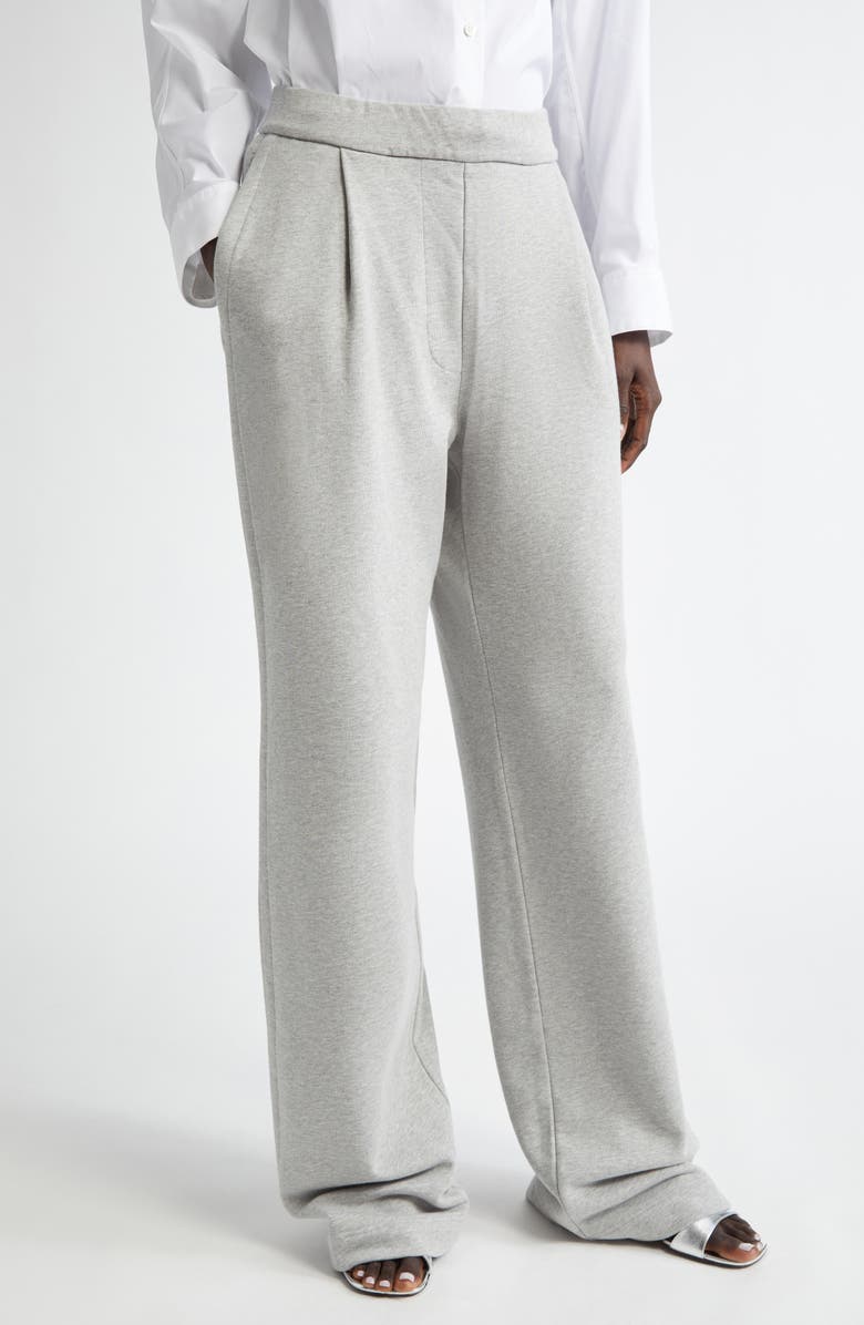 Dries Van Noten Hartia Pleated Cotton Wide Leg Sweatpants | Nordstrom