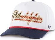 '47 Men's '47 White Philadelphia Eagles Patriotic Overhand Hitch Adjustable Hat