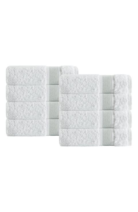 Unique 8-Piece Turkish Cotton Hand Towels