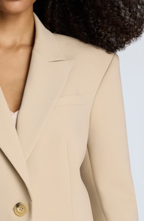 Kenneth Cole Luxe Twill Slim One Button Jacket In Orange