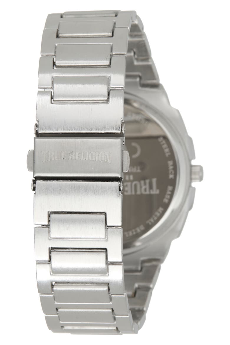 Geometric Bracelet Watch & Bracelet Set, Alternate, color, SILVER