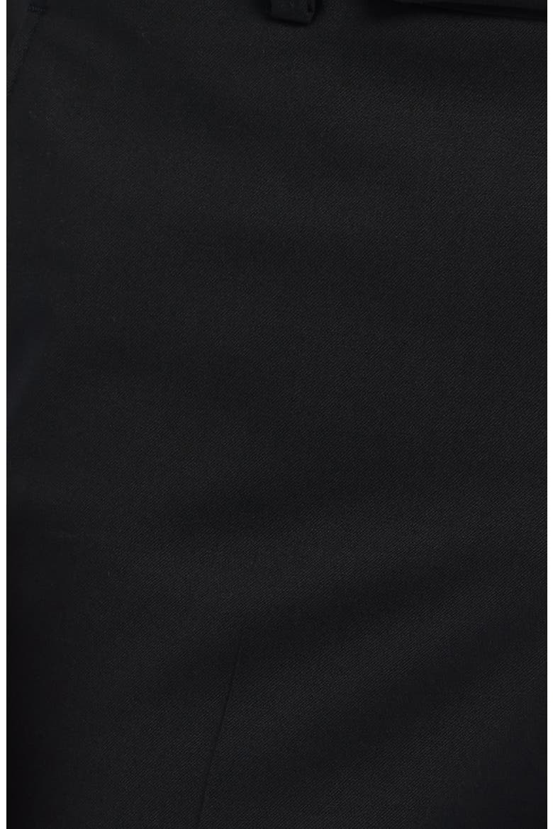 Ryder Slim Fit Black Stretch Wool Tuxedo Pants, Alternate, color, BLACK