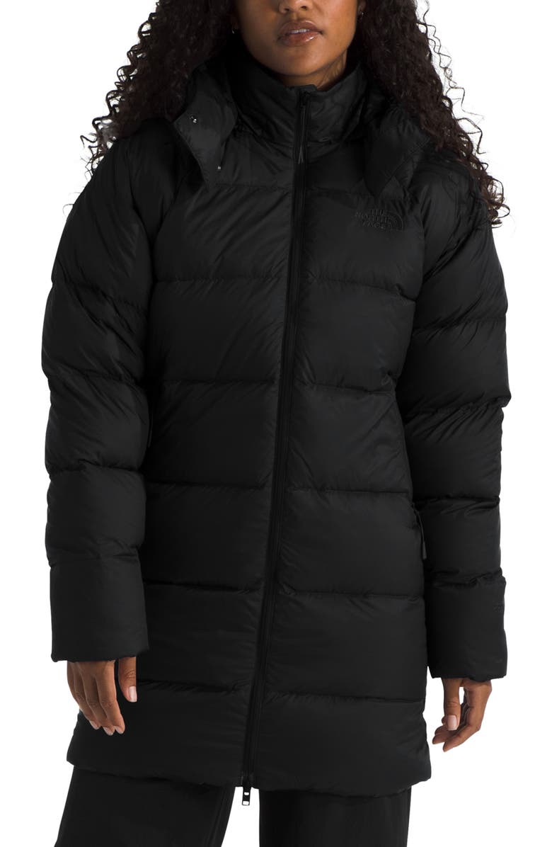 The North Face Hydrenalite<sup>™</sup> City 600 Fill Power Down Hooded Parka, Main, color, Tnf Black