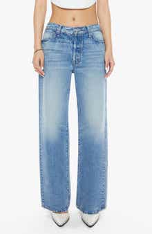MOTHER Lil' Dodger Sneak Wide Leg Jeans