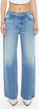 MOTHER Lil' Dodger Sneak Wide Leg Jeans