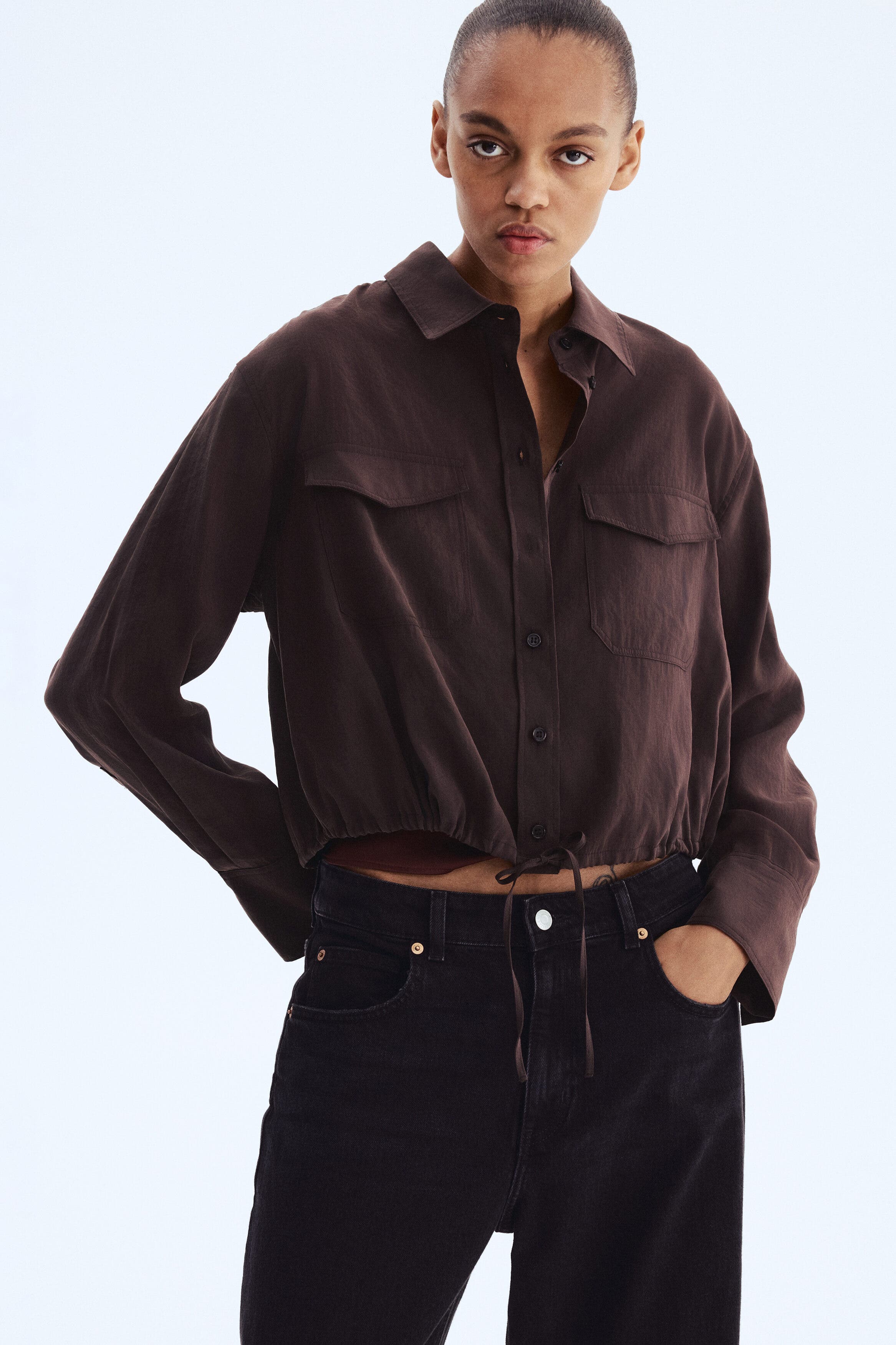 Drawstring Shirt - image 2