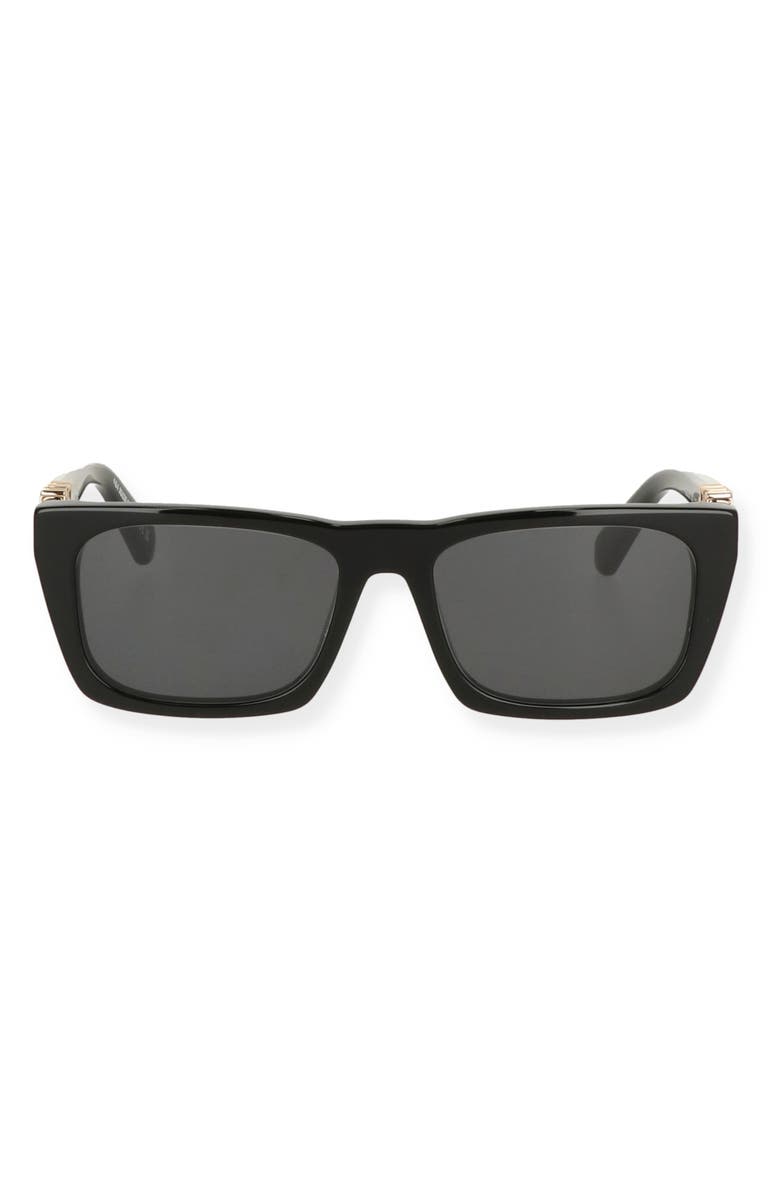 Off-White Albany 56mm Square Sunglasses, Alternate, color, Black Dark Grey