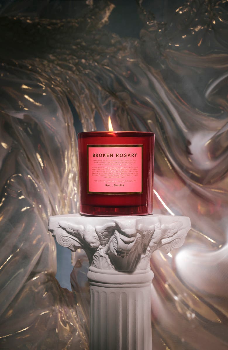 Boy Smells Broken Rosary Scented Candle, Alternate, color,