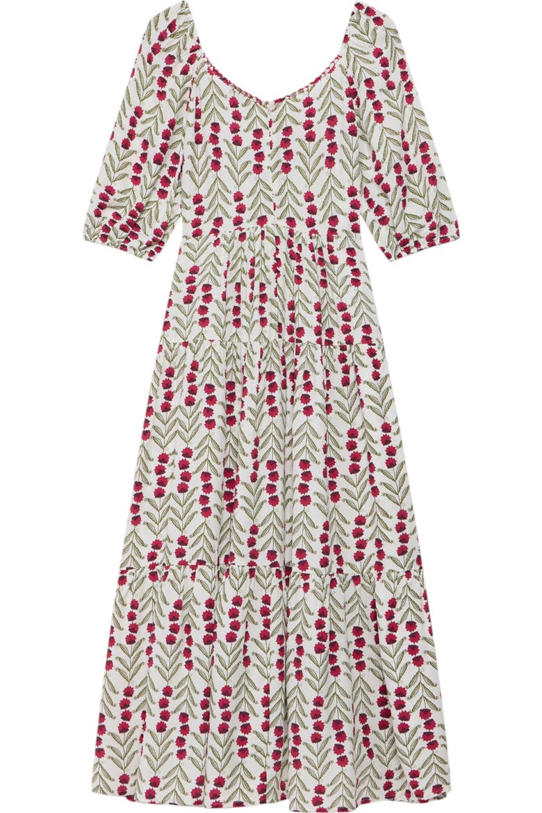 mint velvet boho maxi dress Print (Women) COLOR:PINE Machine washable pattern_ruffles 💙 Our Allie Royal