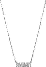 Adornia Swarovski Crystal Mama Necklace