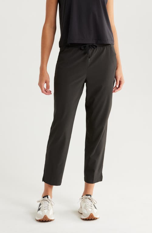 Free Fly Breeze Drift Drawstring Crop Pants In Black