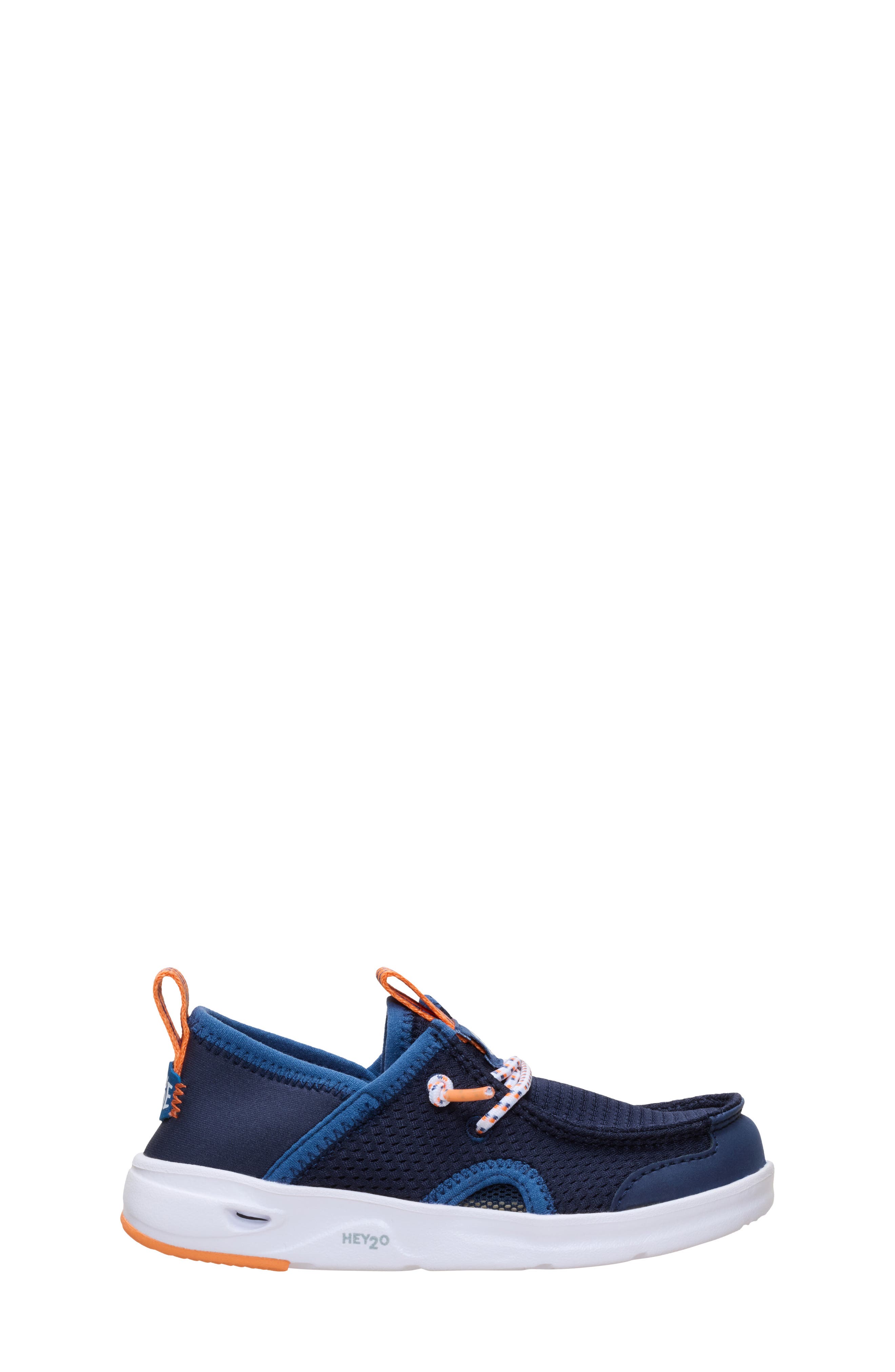 Hey Dude Kids' Wally Hey2O Wander Mesh Slip-On, Alternate, color, Navy