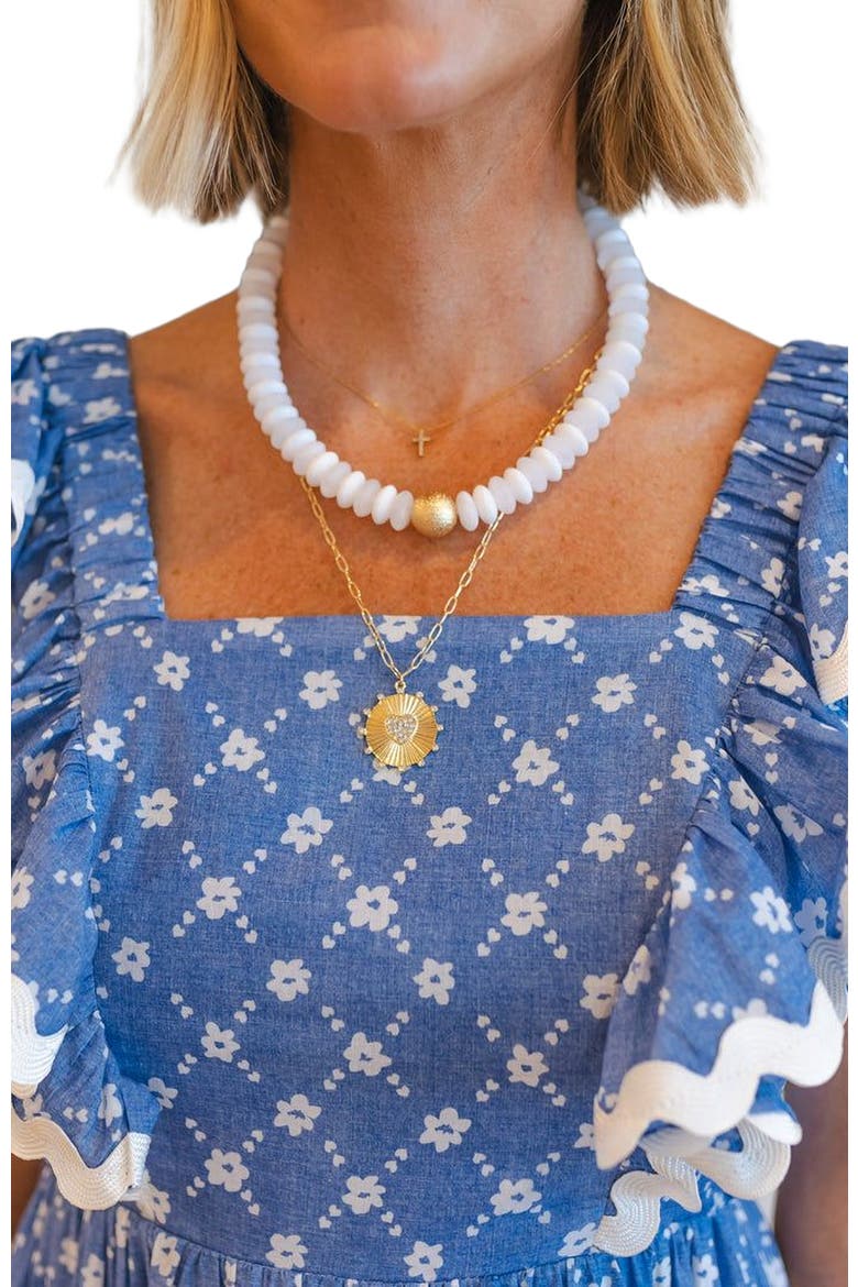 Scarlett Necklace, Alternate, color, Gold