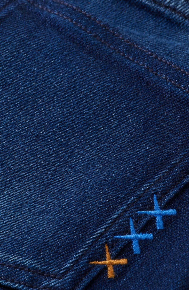 Scotch & Soda Kids' The Dean Loose Tapered Jeans, Alternate, color, Abstract Blue