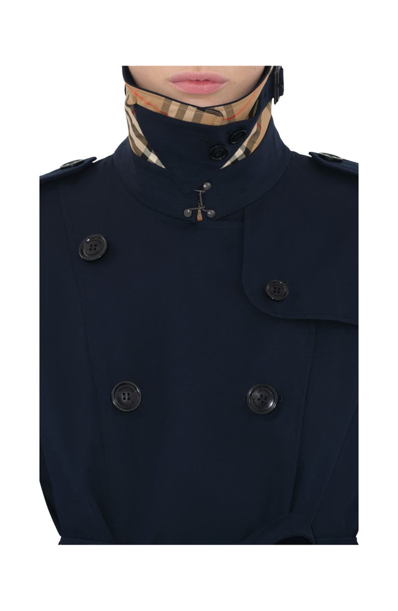 Burberry Mid-length Chelsea Heritage Trench Coat, Alternate, color, Coal Blue